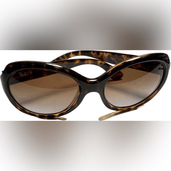 Ray-Ban RB4191 Polarized Tortoise Sunglasses with Gradient Lenses - Picture 8 of 16